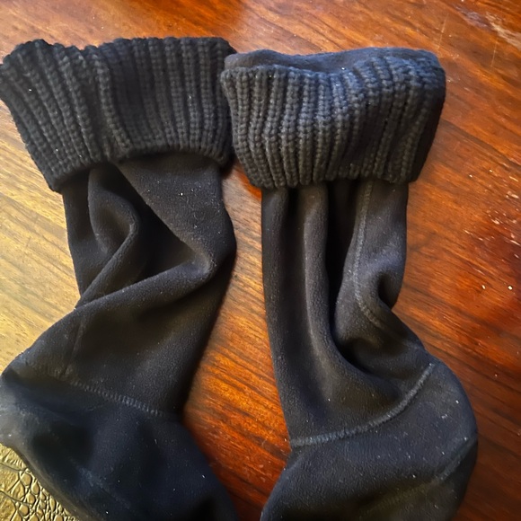 Hunter Ribbed Black Boot Liners - Picture 2 of 2